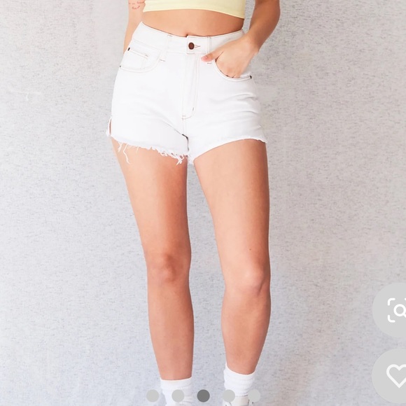 non stretch high waisted jean short size 30 - Picture 2 of 6